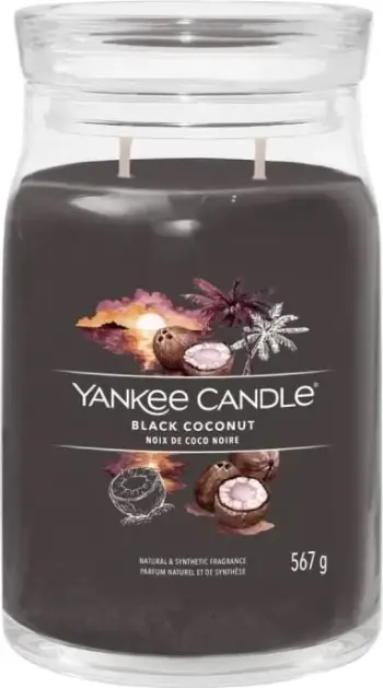 Qiri aromatik Yankee Candle Black Coconut, 567 g