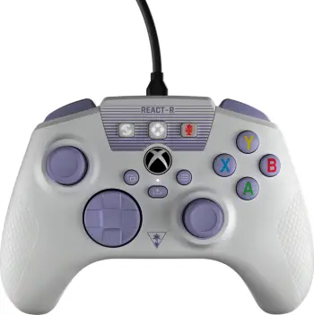 Kontroller Turtle Beach React-R, me kabllo, i bardhë / vjollcë