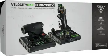 Joystick Turtle Beach VelocityOne Flightstick, PC, me ekran OLED, me kabllo, i zi