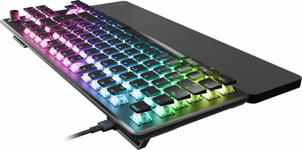 Tastierë Turtle Beach Vulcan II TKL Pro, Wired, AZERTY, RGB LED, E zezë - 3
