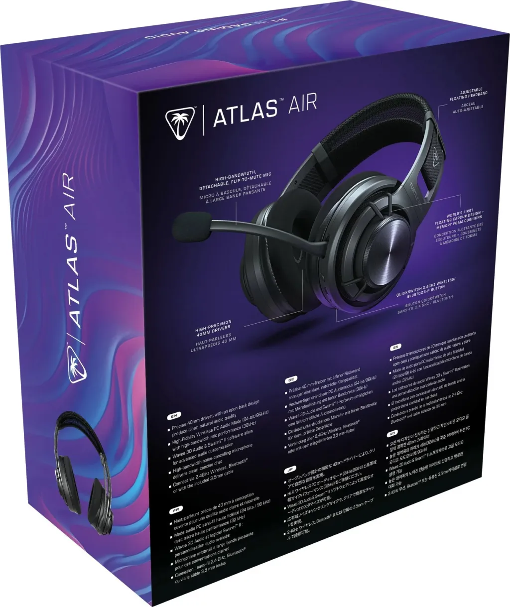 Kufje Turtle Beach Atlas Air over-ear, e zezë - 9