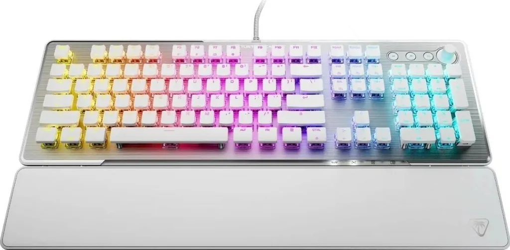 Tastierë gaming Turtle Beach Vulcan II Max, RGB, e bardhë - 1