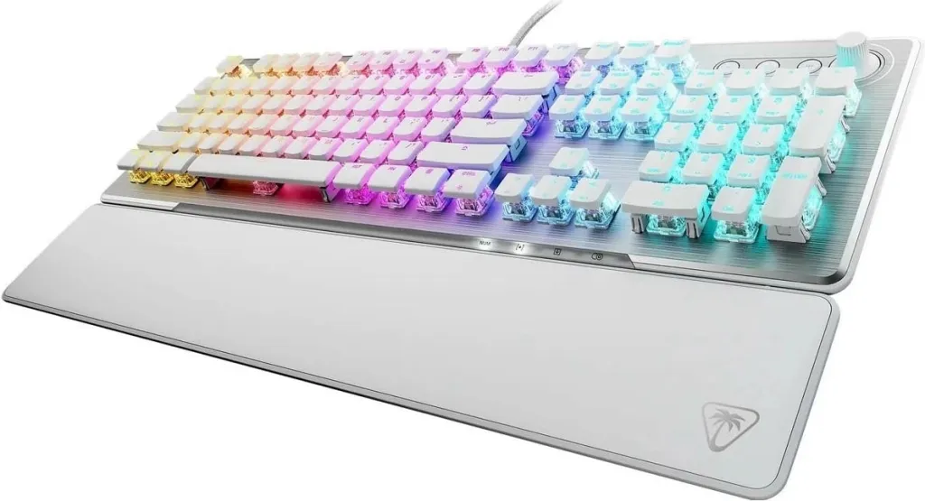 Tastierë gaming Turtle Beach Vulcan II Max, RGB, e bardhë - 4