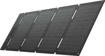 Panel diellor EcoFlow 45W, monokristalin, IP68, USB Type-C, zi
