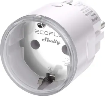 Prizë inteligjente EcoFlow x Shelly Smart Plug, Wi-Fi/Bluetooth, e bardhë