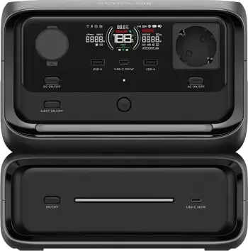 Stacion portativ energjie EcoFlow River 3 Max, 572 Wh, LiFePO4, i zi