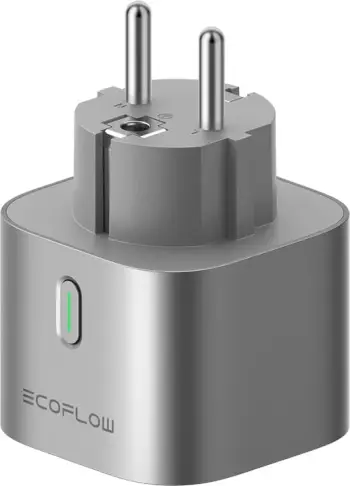 Prizë inteligjente EcoFlow Smart Plug, për PowerStream, matje konsumi, e bardhë