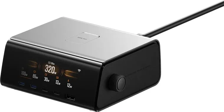 Docking station EcoFlow RAPID Pro 320W, 4x USB-C, 1x USB-A, GaN - 1