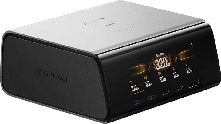 Docking station EcoFlow RAPID Pro 320W, 4x USB-C, 1x USB-A, GaN - 2