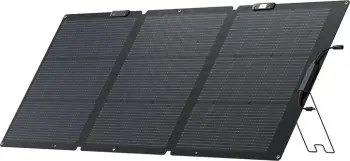 Panel diellor EcoFlow NextGen 160W, i palosshëm, i zi