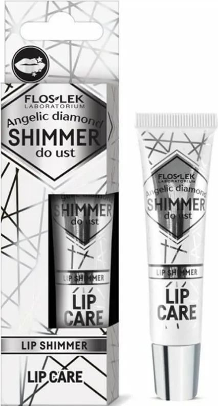 Shimmer për buzë Floslek Angelic Diamond transparent 10g - 1