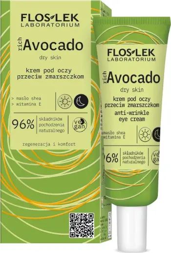 Krem sysh FlosLek richAvocado, hidratues intensiv, vegan