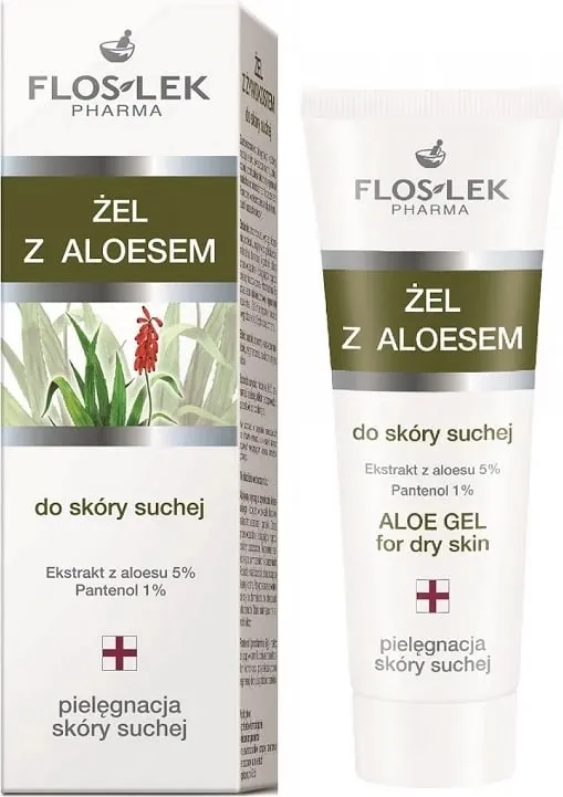 Gel për lëkurë të thatë Floslek Aloe për femra, 200ml - 1