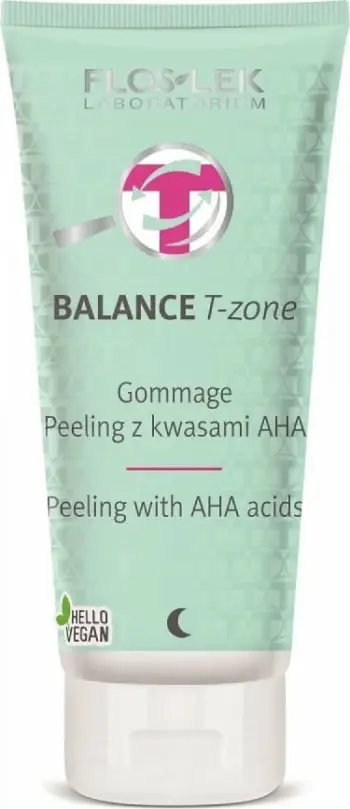 Skrub për fytyrë FLOSLEK Balance T-Zone Gommage, 125 ml