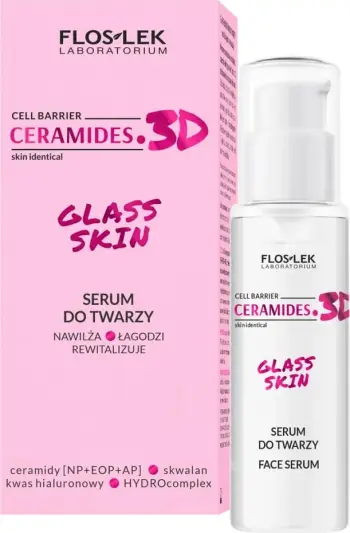 Serum për fytyrë Floslek Ceramides 3D Glass Skin për femra 30ml
