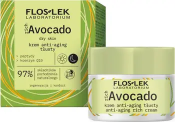 Krem fytyre Floslek richAvocado, kundër plakjes, për lëkurë të thatë, 50ml