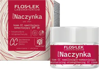 Krem CC për fytyrë Floslek stopNaczynka, SPF 20, hidratues dhe forcuese, 50ml