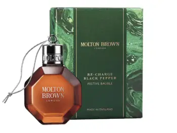 Xhel dushi për meshkuj Molton Brown Re-charge Black Pepper Festive Bauble, 75 ml