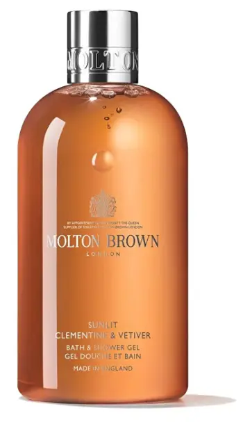 Xhel për Dush dhe Banjë Molton Brown Sunlit Clementine & Vetiver, 300 ml