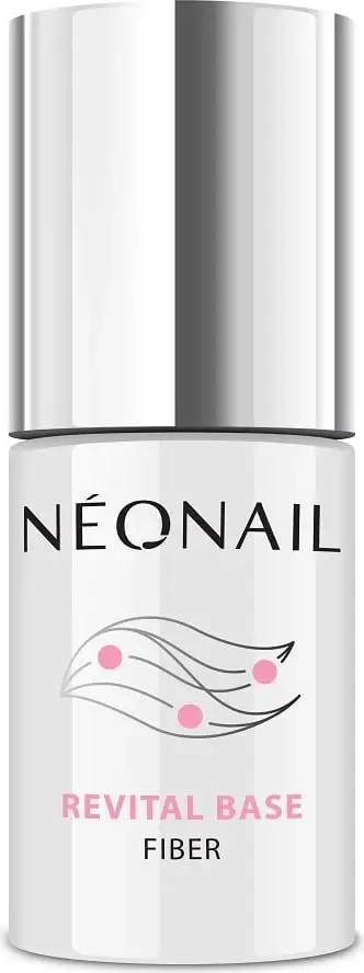 Bazë hibride për thonj NeoNail Revital Base Fiber Shiny Queen për femra 7.2ml