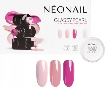 Set për manikyr për femra NeoNail Glassy Pearl, 4 copë