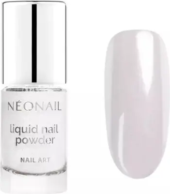 Glitter i lëngshëm për thonj për femra NeoNail Chrome 01, 6.5ml argjendi