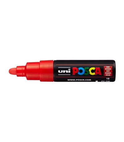 Uni-Marker Pc-7M Posca Red - 1
