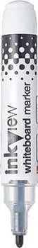 Marker për tabele uni-ball Inkviewboard PWB-202, majë e rrumbullakët, trup transparent, i zi - 1