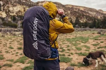 Çantë shpine Gregory Paragon 50L për hiking, M/L, e zezë