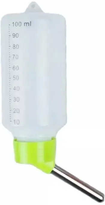 Shishe uji për kafaz Duvo+, 100 ml, plastike, me sistem kundër rrjedhjes