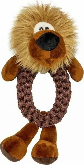 Lodër për qen Duvo+ Tug Ring Lion, unazë tërheqjeje, 34x21x12cm