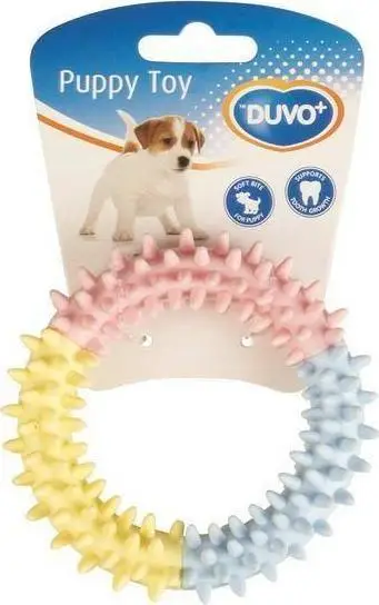 Lodër për qen Duvo+ TPR Ring Puppy, unazë 11cm, për këlyshë
