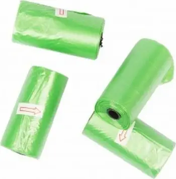 Qese jashtëqitjesh për kafshë Duvo+ Green, 4x20 copë, biodegraduese, jeshile