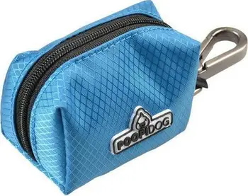 Dispenser për qese higjienike Duvo+, najlon, 14x7x6cm, blu