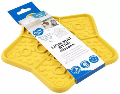 Tapet lëpirës për kafshë Duvo+ Lick Mat Star, silikon, me vakum - 4