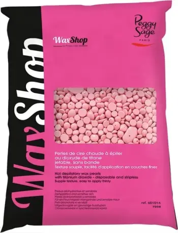 Dyll depilimi me rruaza Peggy Sage, 800g, dyll i nxehtë, transparent