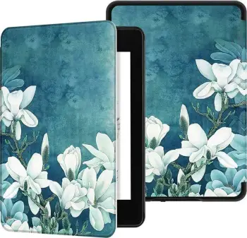 Mbështjellëse për tablet StradoTech-Protect Graphic Kindle 10 2019, e kaltër