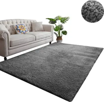 Tapet Strado Rug Alpaca 120x160 cm, mikrofibër, gri