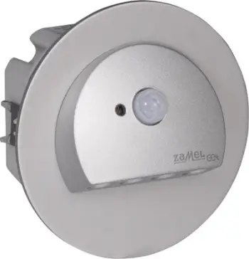 Dritë shkallësh Zamel Rubi LED10921617, 14V DC, sensor lëvizjeje, ALU, dritë e bardhë neutrale