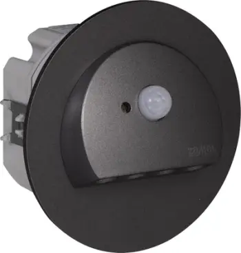Ndriçues shkallësh Zamel LED Rubi PT, 14V DC, sensor i rregullueshëm, dritë e bardhë e ftohtë