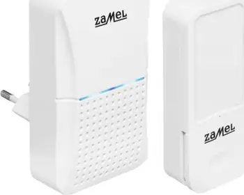 Zile dere pa tela Zamel SAMBA II ST-955, buton pa bateri, 230V, e bardhë