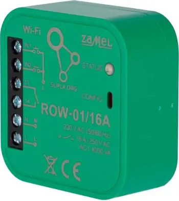 Modul Wi Fi Zamel Supla ROW 01 16A, 1 kanal, montim i fshehtë, i bardhë