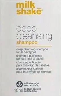 Shampo flokësh Milk Shake Special Deep Cleansing, proteina qumështi, 10 ml