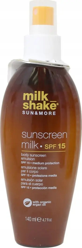 Qumësht trupi për diell Milk Shake Sun and More, SPF 15, 140 ml