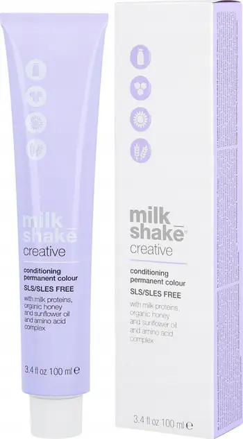 Ngjyrë e përhershme flokësh Milk Shake Creative, 100 ml, vjollcë metalike