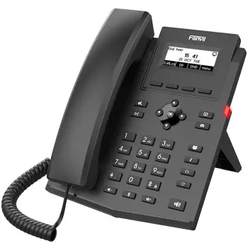 Telefon IP Fanvil X301G, 2 linja, ekran 2.3", PoE, i zi