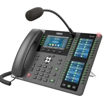 Telefon IP Fanvil X210i, 20 linja, 2000 hyrje, i zi, gri
