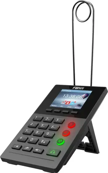 Telefon IP Fanvil X2P, ekran 2.8 inch, 1 linjë, 500 kontakte, i zi