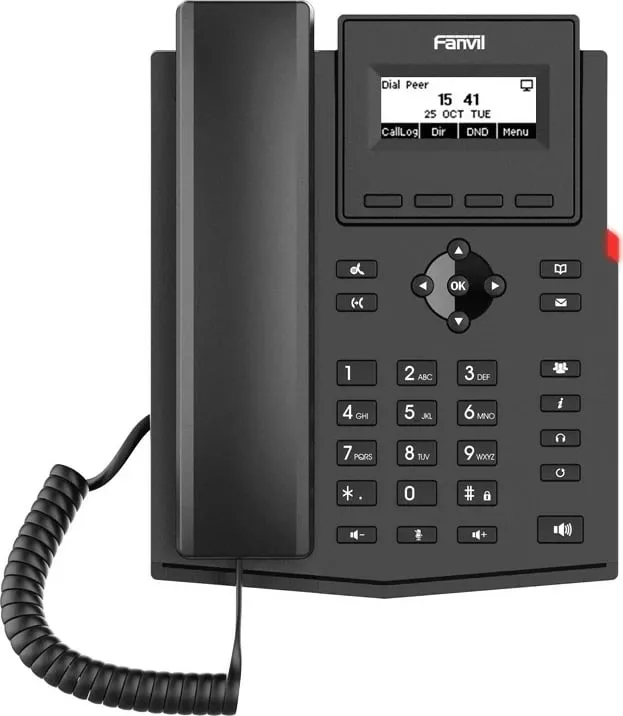 Telefon IP Fanvil X301P, 2 linja, i zi - 1