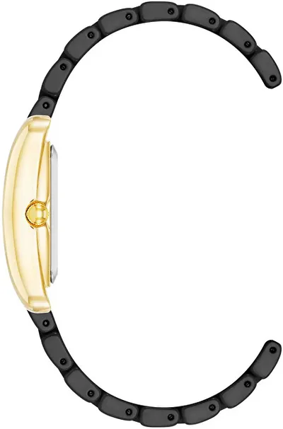 Orë dore për femra Anne Klein AK/5022GPBK, e zezë - 1